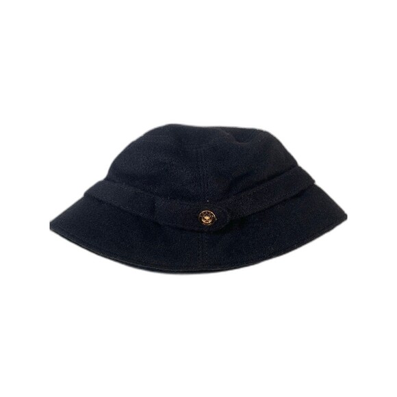 Coach Bucket bowler Hat cap Wool Blend Mohair Womens Size medium large - Picture 1 of 10